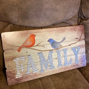 Family sign